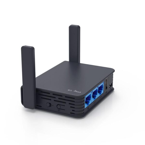Slate Dual-band Mini VPN Router | Portable Usage for Travel, Home, and Business (GL-AR750S-Ext)